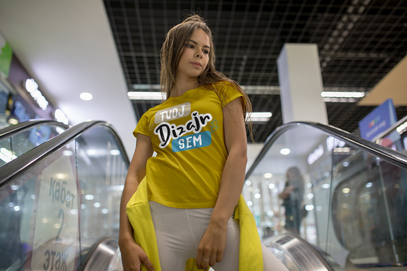 Vlastná potlač na dámske tričká na puppynator.sk